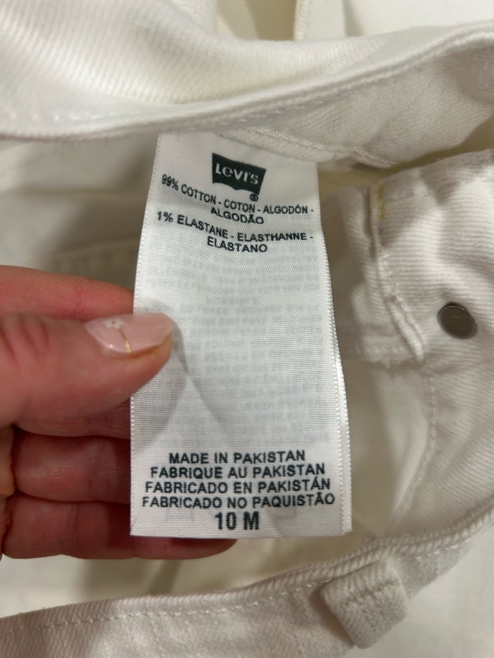 Levi’s 529 curvy Women's White Bootcut Jeans - Picture 6 of 6